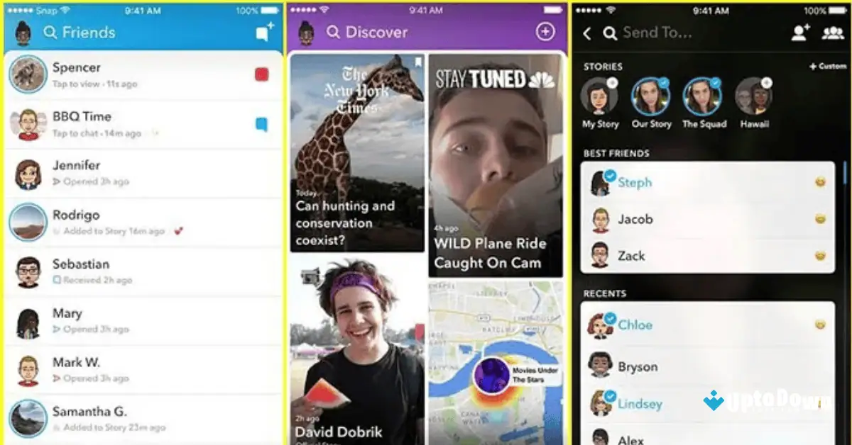 Snapchat Uptodown Old Version Free Download screenshot 3