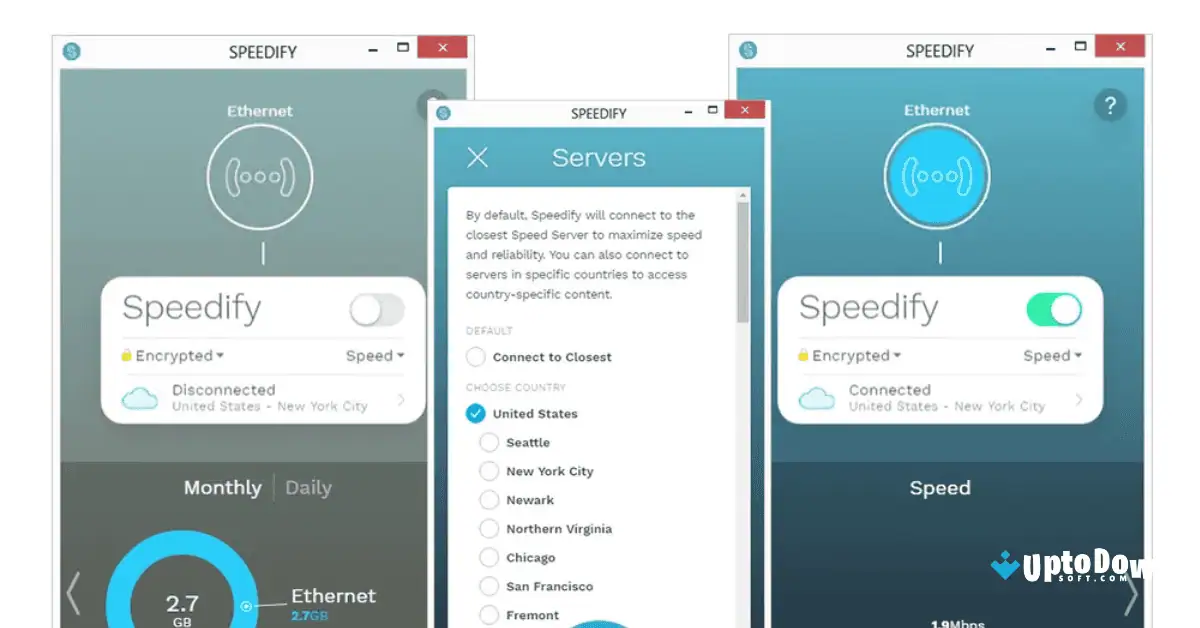 Speedify for PC Free Uptodown Download in 2026 screenshot 1
