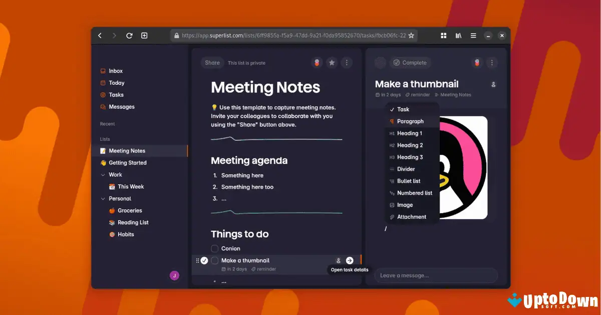 Superlist for Mac Download (2026 Latest) screenshot 3