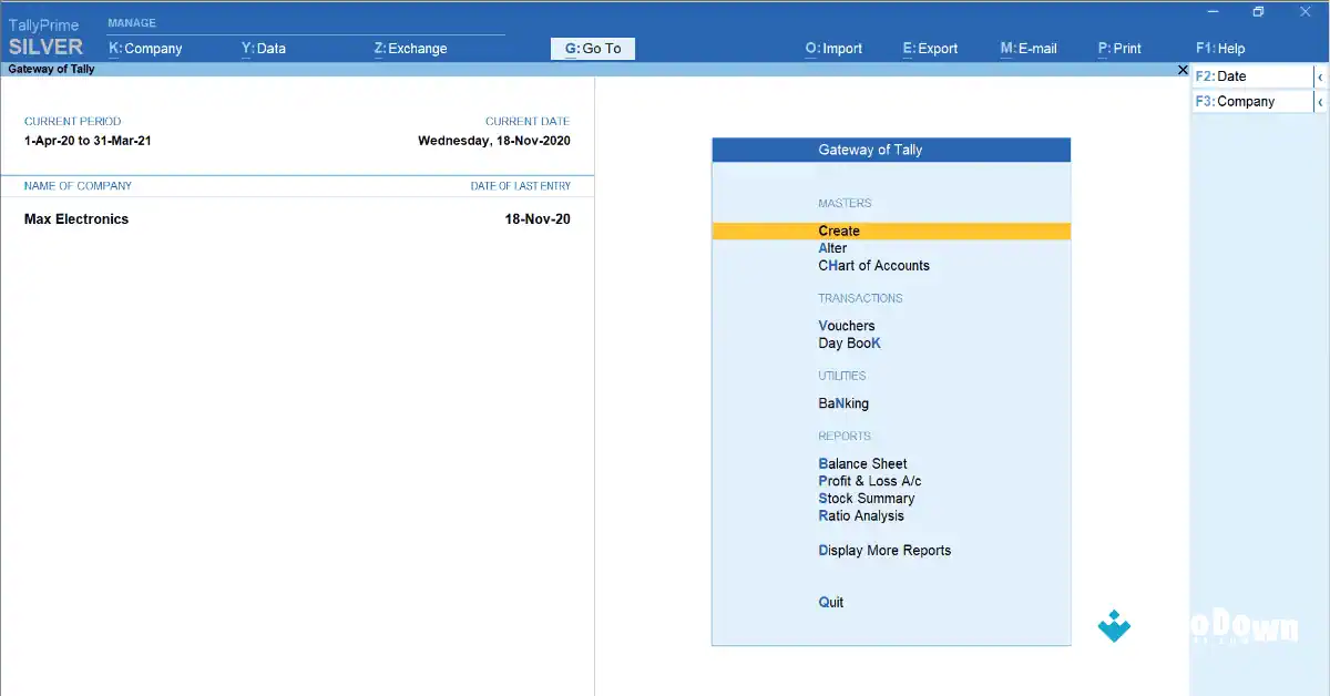 Tally Prime Download 32 bit Free Uptodown screenshot 1