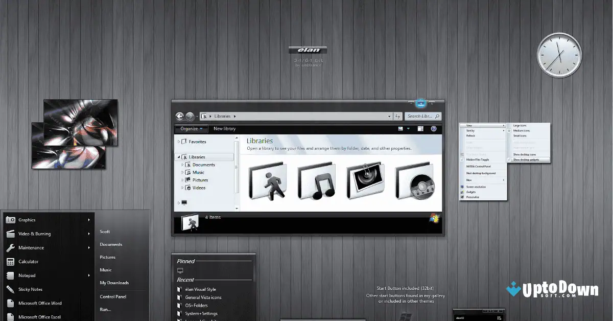 Theme for PC Windows 7 Uptodown Free Download screenshot 2
