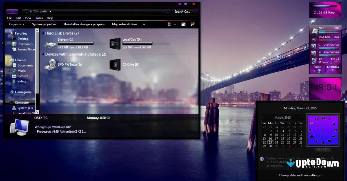 Theme for PC Windows 7 Uptodown Free Download screenshot 3