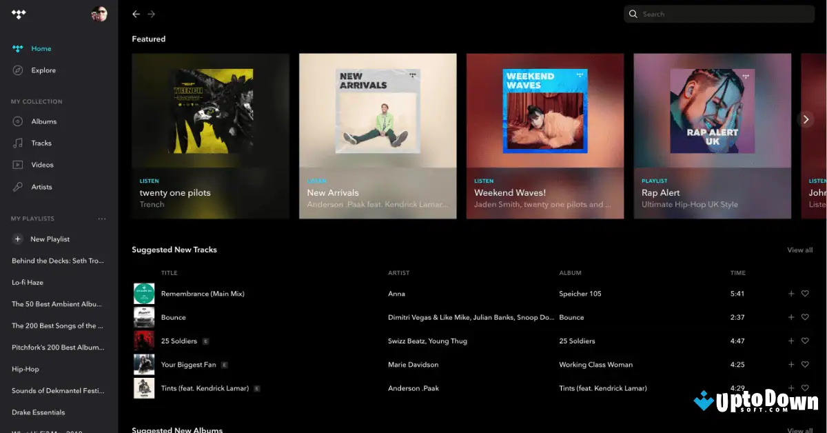 TIDAL Desktop for Mac Download Uptodown 2026 screenshot 3