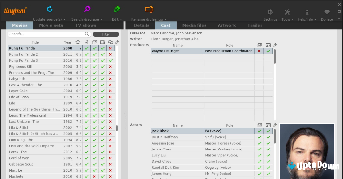 TinyMediaManager for Mac Download Uptodown 2026 screenshot 1