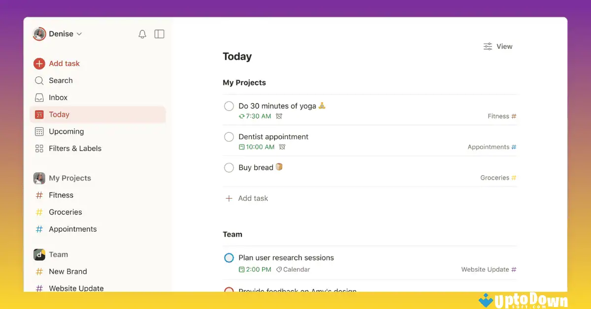 Todoist for Mac Download (2026 Latest) screenshot 2