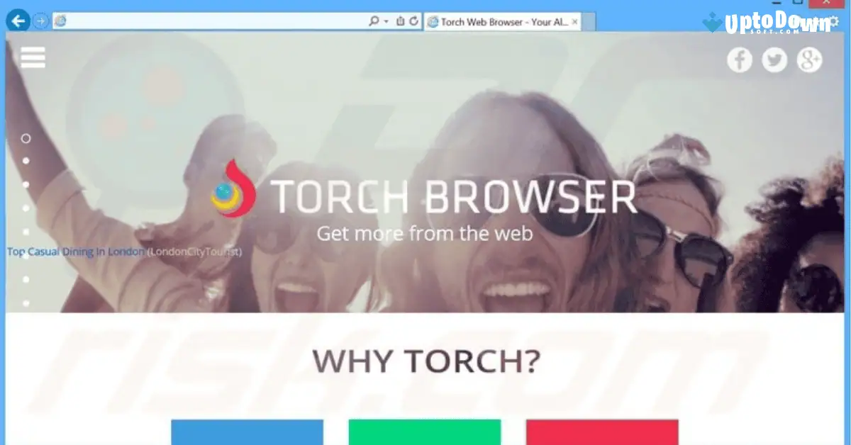 Google Torch Browser Software Free Download Uptodown screenshot 1