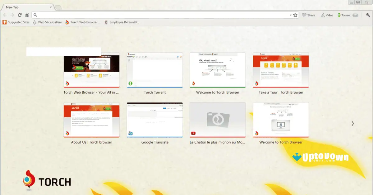 Google Torch Browser Software Free Download Uptodown screenshot 3