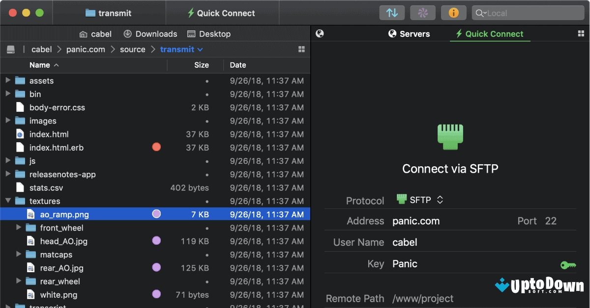 Transmit Download for Mac Uptodown 2026 screenshot 1