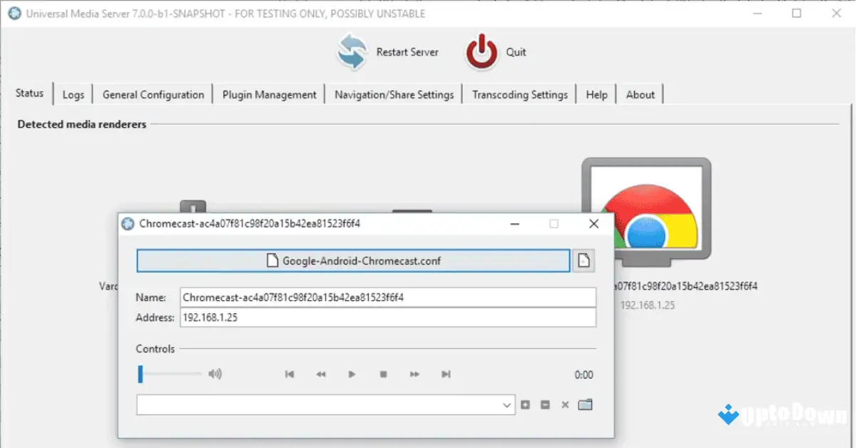 Universal Media Server Uptodown 2026 screenshot 2
