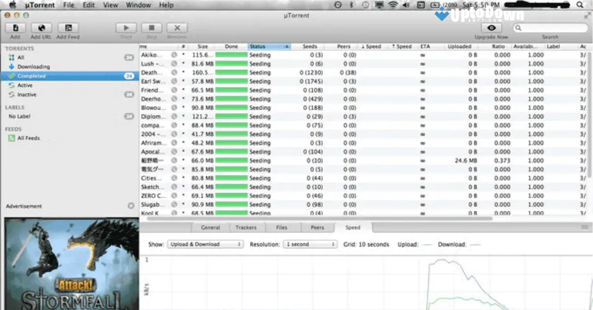 uTorrent for Mac Download (2025 Latest) screenshot 1
