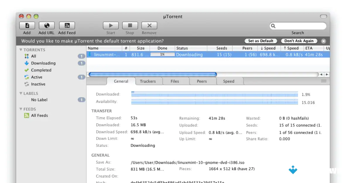 uTorrent for Mac Download (2025 Latest) screenshot 3