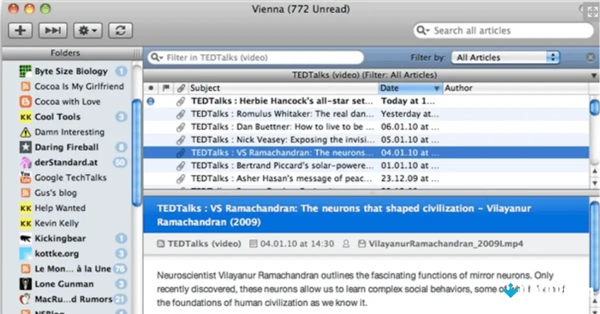 Vienna for Mac Download Uptodown 2026 screenshot 1