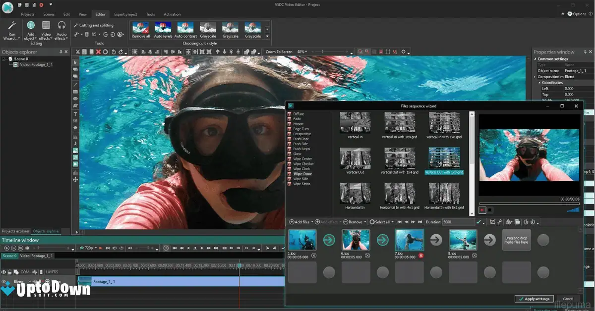 VSDC Free Video Editor (64-bit) Download (2025 Latest) screenshot 2