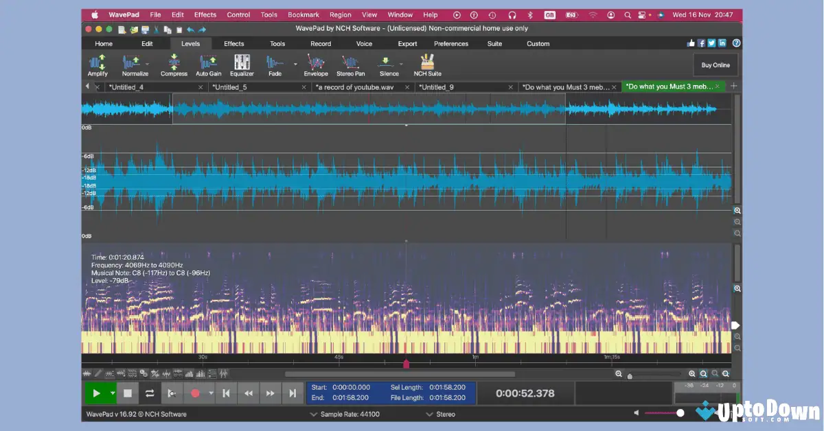 WavePad Sound Editor Download (2025 Latest) screenshot 1