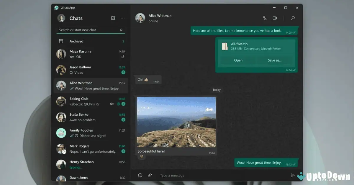 Download Whatsapp for PC Free from Uptodown in 2026 screenshot 1