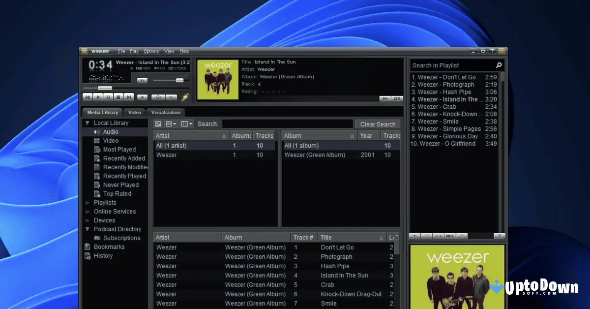Winamp Download (2025 Latest) for Win 11/10 screenshot 3