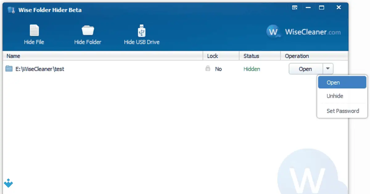 Wise Folder Hider Download (2025 Latest) screenshot 3