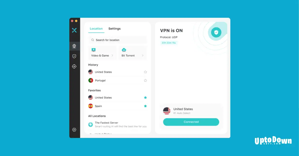 X-VPN for Mac Download (2025 Latest) screenshot 3